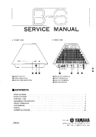Yamaha B-6 - Service Manual-4